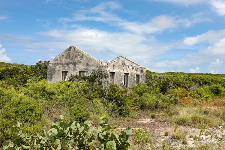 Ruins on San Salvador