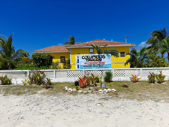 Columbus Tavern on San Salvador