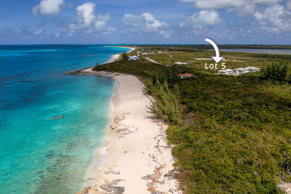 Vacant Waterview lots for sale in Harris Bay, San Salvador, The Bahamas