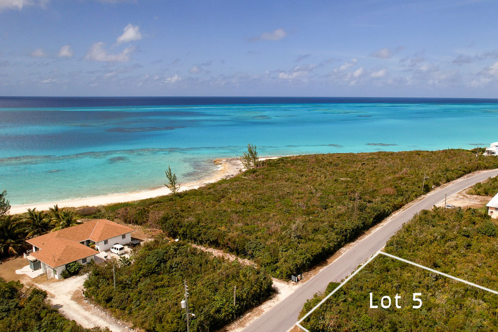 Vacant Waterview lots for sale in Harris Bay, San Salvador, The Bahamas