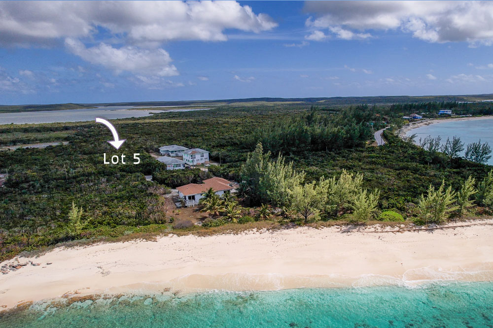 Vacant Waterview lots for sale in Harris Bay, San Salvador, The Bahamas