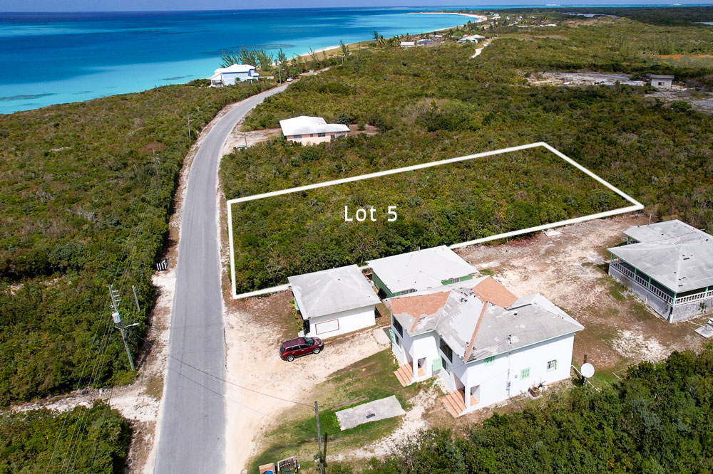 Vacant Waterview lots for sale in Harris Bay, San Salvador, The Bahamas