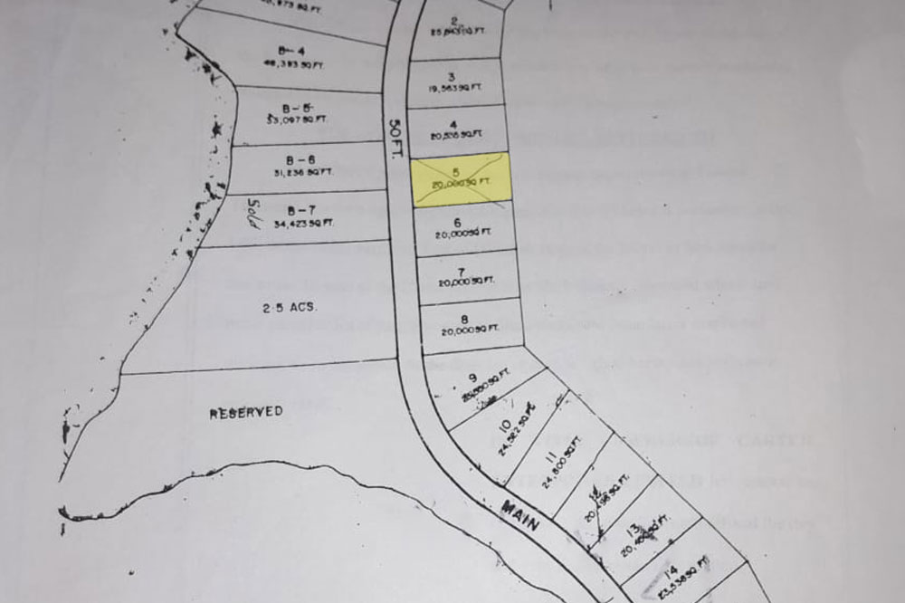 Vacant Waterview lots for sale in Harris Bay, San Salvador, The Bahamas